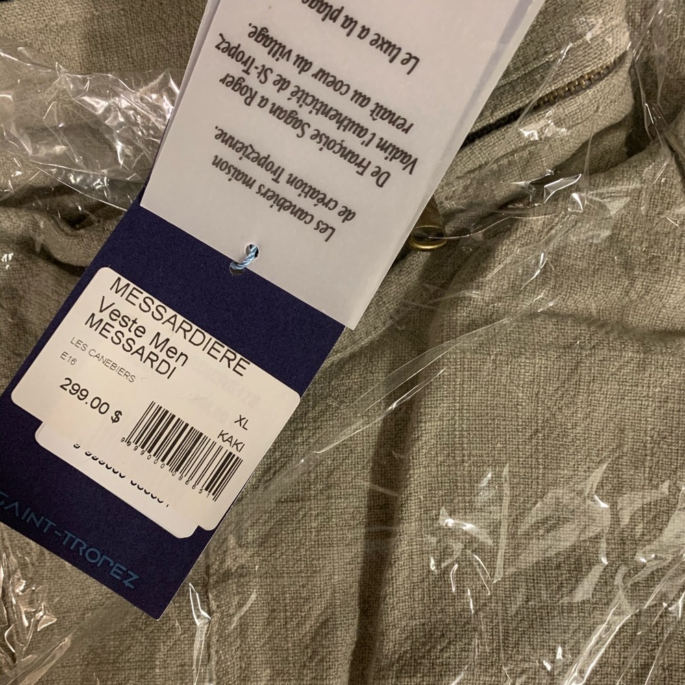 NWT! 🇫🇷 Les Canebiers Military-Style Jacket - Picture 7 of 8